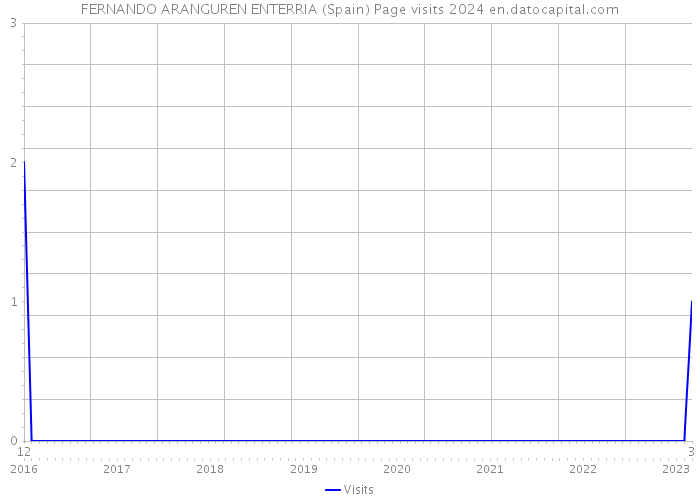 FERNANDO ARANGUREN ENTERRIA (Spain) Page visits 2024 