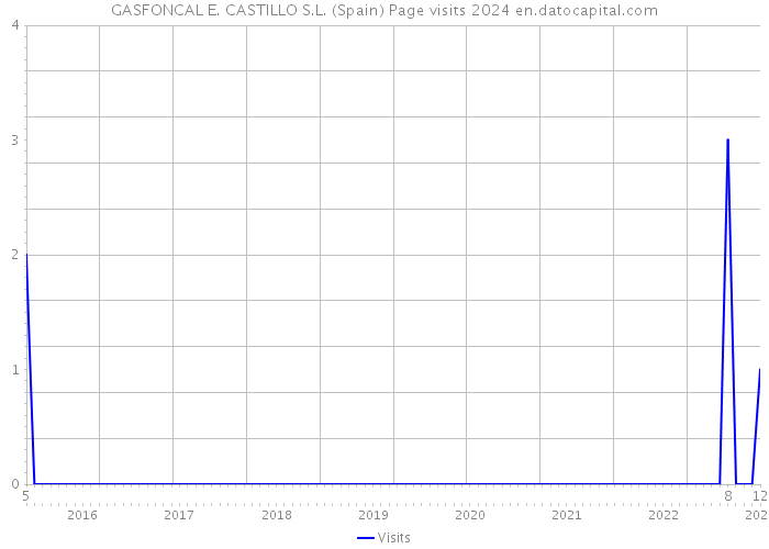 GASFONCAL E. CASTILLO S.L. (Spain) Page visits 2024 