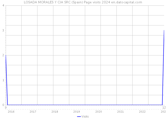 LOSADA MORALES Y CIA SRC (Spain) Page visits 2024 