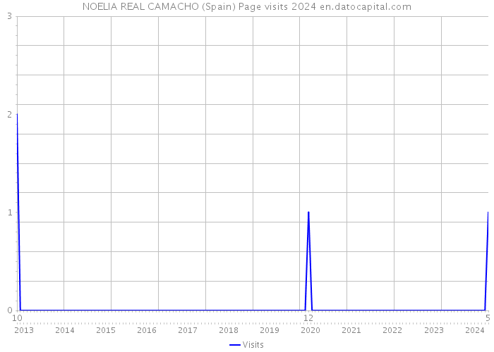 NOELIA REAL CAMACHO (Spain) Page visits 2024 