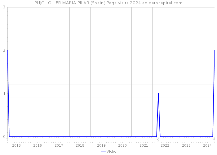 PUJOL OLLER MARIA PILAR (Spain) Page visits 2024 