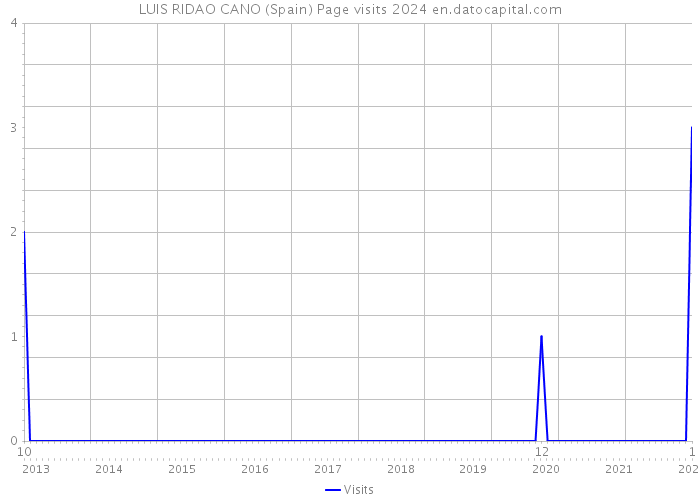 LUIS RIDAO CANO (Spain) Page visits 2024 