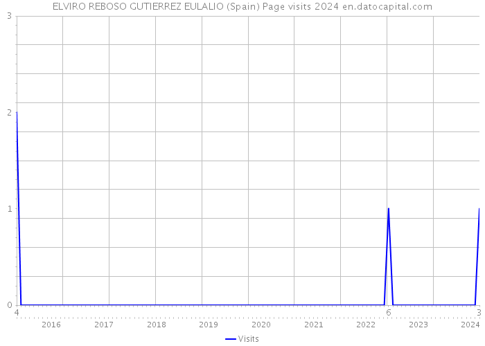ELVIRO REBOSO GUTIERREZ EULALIO (Spain) Page visits 2024 