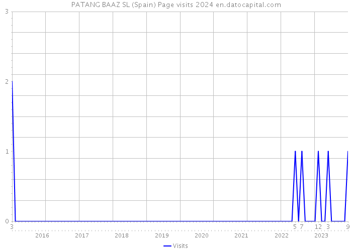 PATANG BAAZ SL (Spain) Page visits 2024 