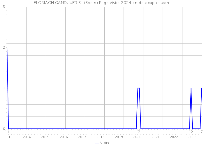 FLORIACH GANDUXER SL (Spain) Page visits 2024 