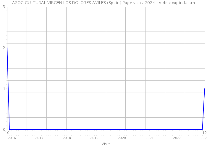 ASOC CULTURAL VIRGEN LOS DOLORES AVILES (Spain) Page visits 2024 