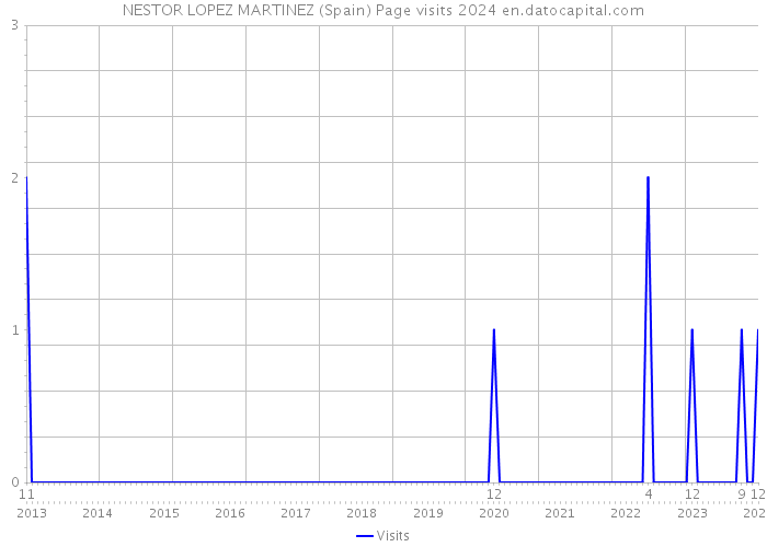 NESTOR LOPEZ MARTINEZ (Spain) Page visits 2024 