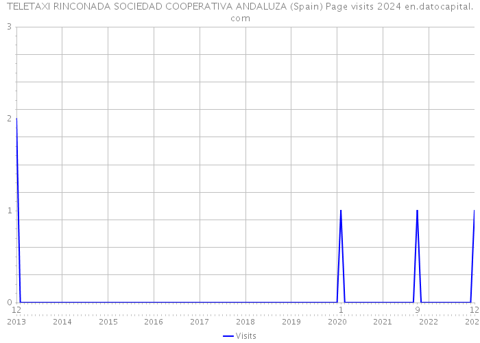 TELETAXI RINCONADA SOCIEDAD COOPERATIVA ANDALUZA (Spain) Page visits 2024 