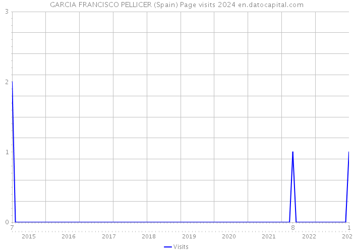 GARCIA FRANCISCO PELLICER (Spain) Page visits 2024 