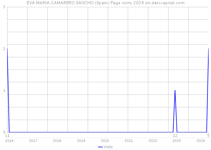 EVA MARIA CAMARERO SANCHO (Spain) Page visits 2024 
