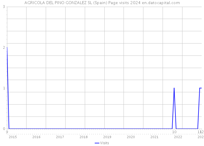 AGRICOLA DEL PINO GONZALEZ SL (Spain) Page visits 2024 