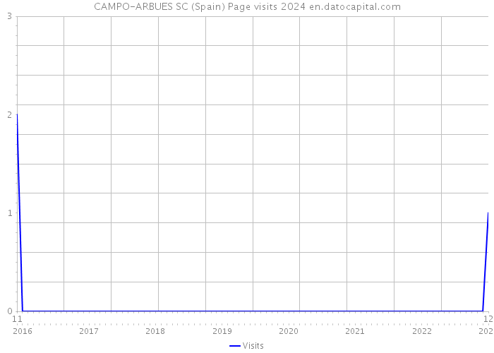 CAMPO-ARBUES SC (Spain) Page visits 2024 