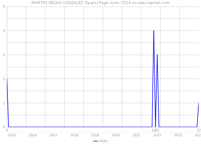 MARTIN VEGAS GONZALEZ (Spain) Page visits 2024 