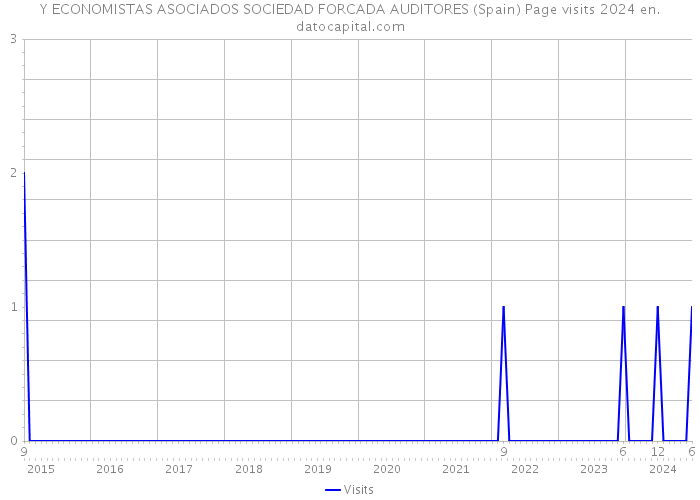 Y ECONOMISTAS ASOCIADOS SOCIEDAD FORCADA AUDITORES (Spain) Page visits 2024 