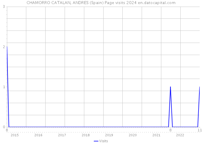 CHAMORRO CATALAN, ANDRES (Spain) Page visits 2024 