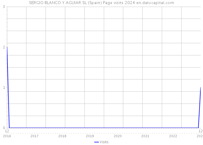 SERGIO BLANCO Y AGUIAR SL (Spain) Page visits 2024 