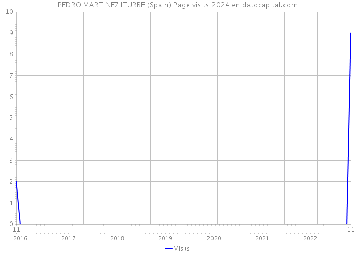 PEDRO MARTINEZ ITURBE (Spain) Page visits 2024 