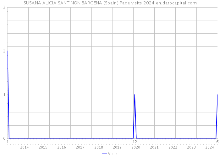 SUSANA ALICIA SANTINON BARCENA (Spain) Page visits 2024 