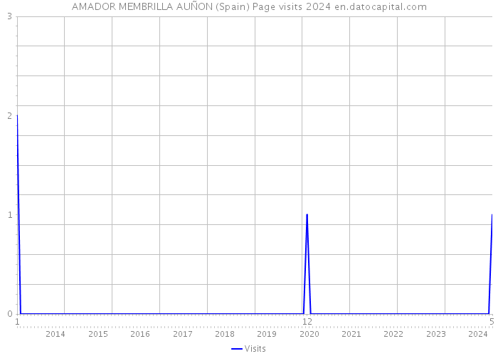 AMADOR MEMBRILLA AUÑON (Spain) Page visits 2024 
