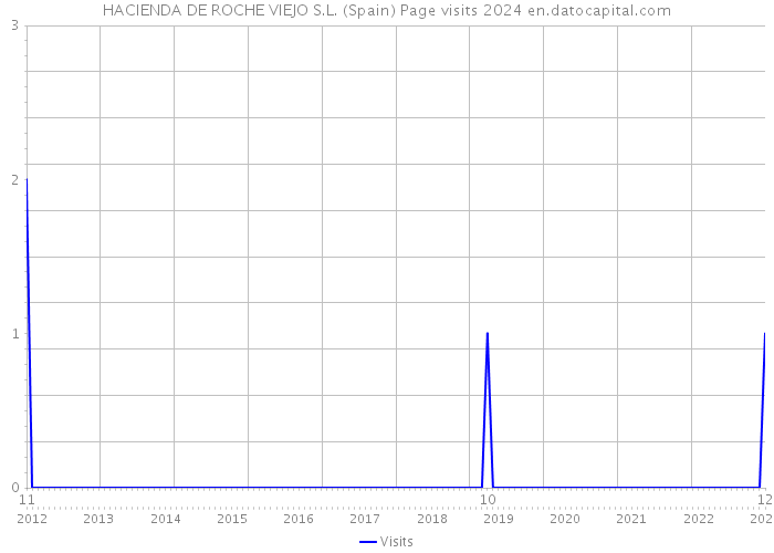 HACIENDA DE ROCHE VIEJO S.L. (Spain) Page visits 2024 