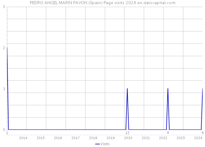 PEDRO ANGEL MARIN PAVON (Spain) Page visits 2024 