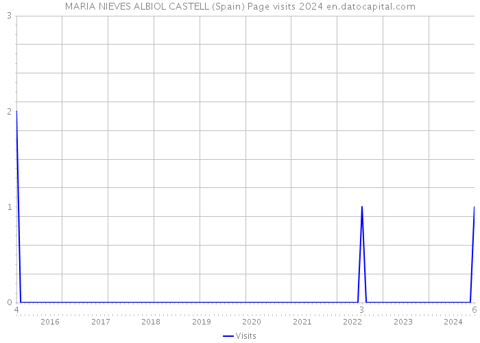 MARIA NIEVES ALBIOL CASTELL (Spain) Page visits 2024 