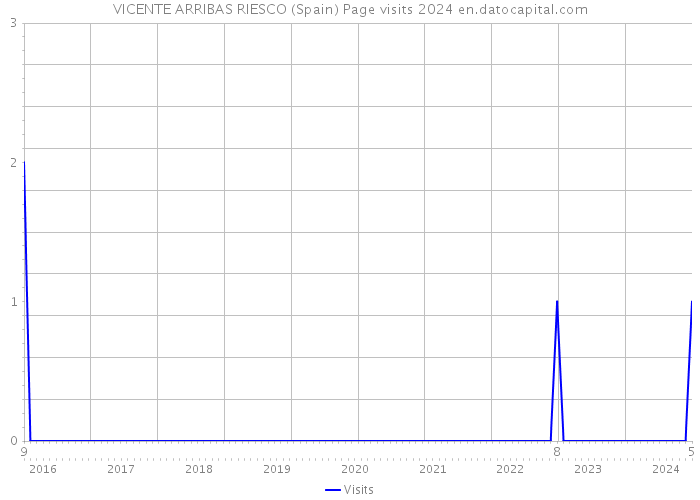 VICENTE ARRIBAS RIESCO (Spain) Page visits 2024 