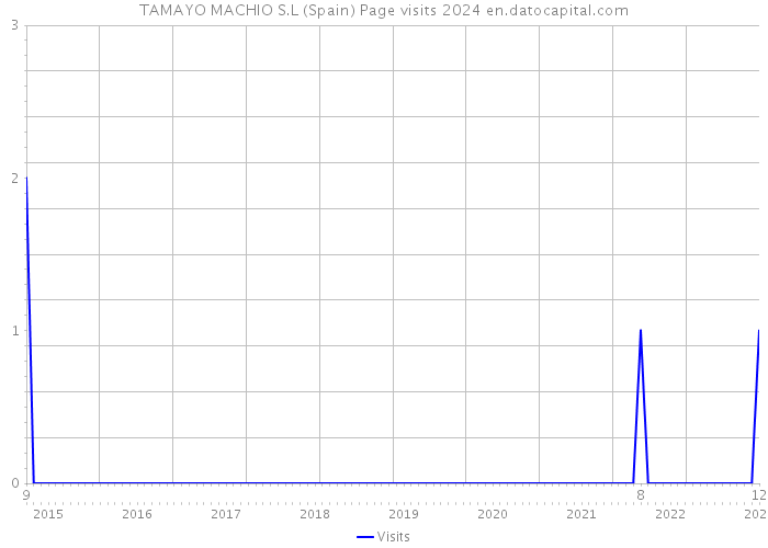 TAMAYO MACHIO S.L (Spain) Page visits 2024 