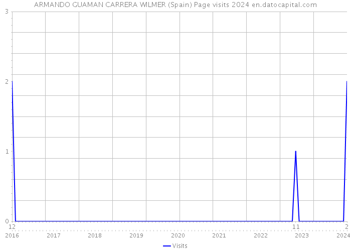 ARMANDO GUAMAN CARRERA WILMER (Spain) Page visits 2024 