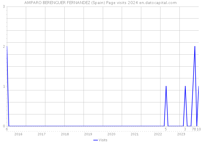 AMPARO BERENGUER FERNANDEZ (Spain) Page visits 2024 