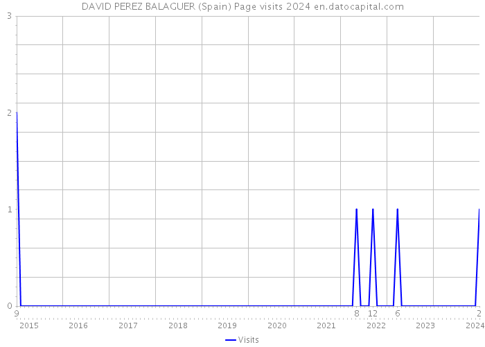 DAVID PEREZ BALAGUER (Spain) Page visits 2024 