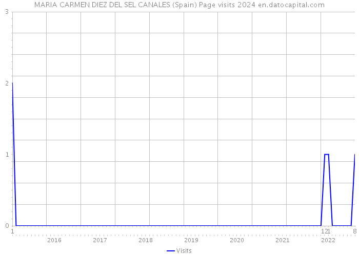 MARIA CARMEN DIEZ DEL SEL CANALES (Spain) Page visits 2024 