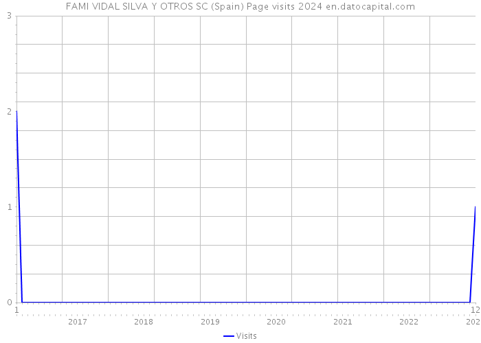 FAMI VIDAL SILVA Y OTROS SC (Spain) Page visits 2024 