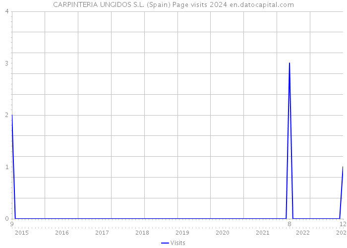 CARPINTERIA UNGIDOS S.L. (Spain) Page visits 2024 