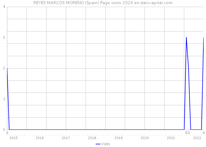 REYES MARCOS MORENO (Spain) Page visits 2024 