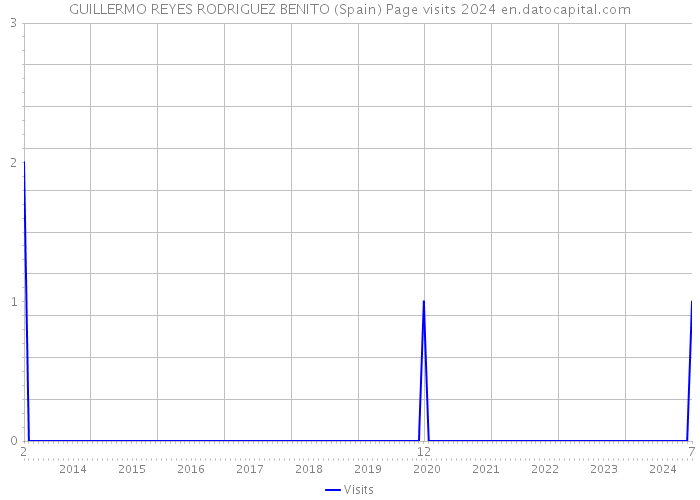 GUILLERMO REYES RODRIGUEZ BENITO (Spain) Page visits 2024 