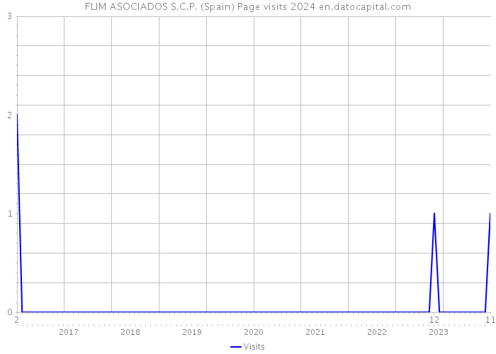 FLIM ASOCIADOS S.C.P. (Spain) Page visits 2024 