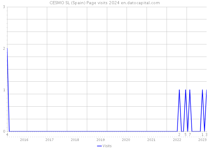 CESMO SL (Spain) Page visits 2024 