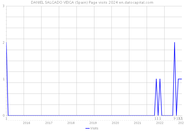 DANIEL SALGADO VEIGA (Spain) Page visits 2024 