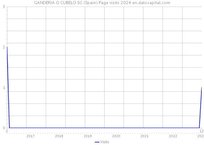 GANDERIA O CUBELO SC (Spain) Page visits 2024 