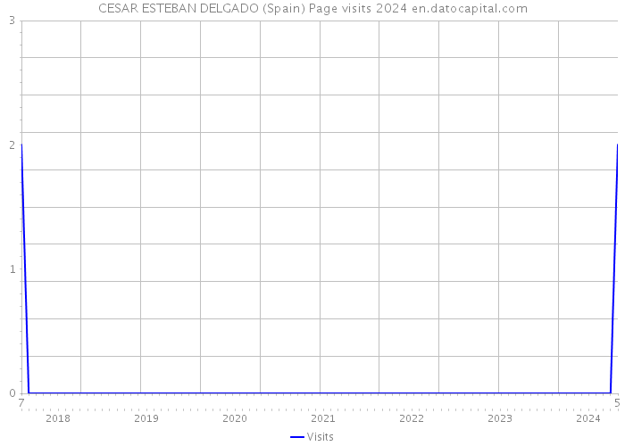 CESAR ESTEBAN DELGADO (Spain) Page visits 2024 