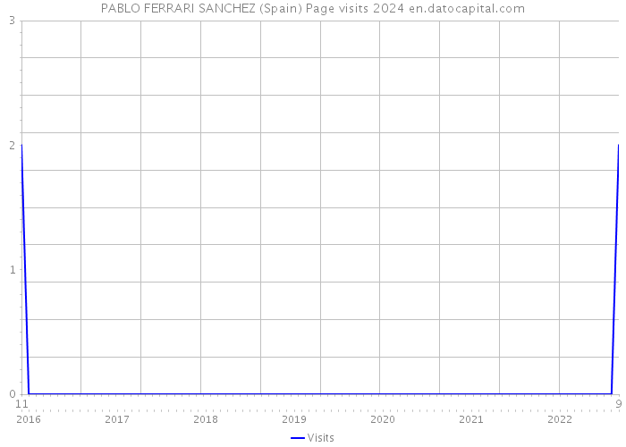 PABLO FERRARI SANCHEZ (Spain) Page visits 2024 