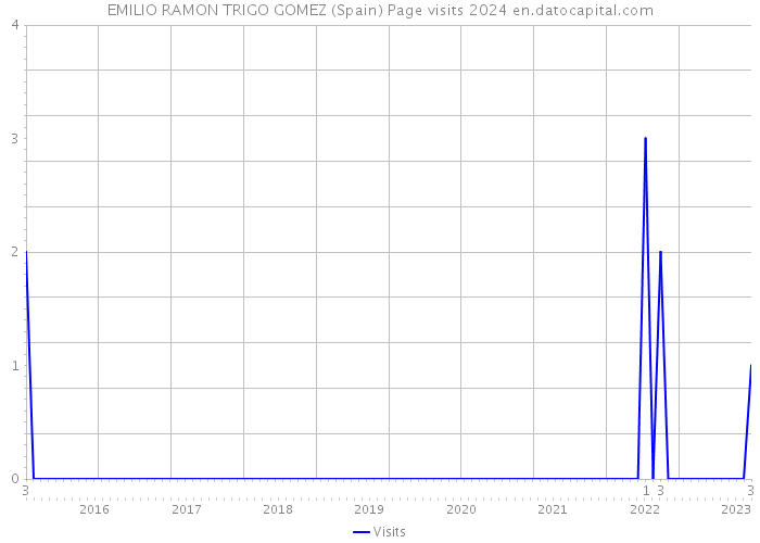 EMILIO RAMON TRIGO GOMEZ (Spain) Page visits 2024 