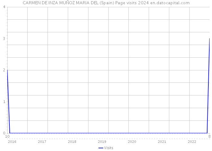 CARMEN DE INZA MUÑOZ MARIA DEL (Spain) Page visits 2024 