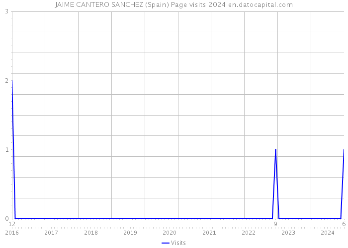 JAIME CANTERO SANCHEZ (Spain) Page visits 2024 