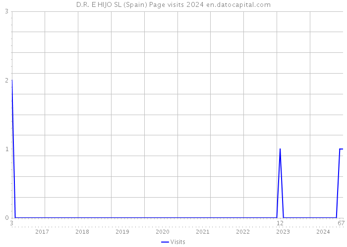 D.R. E HIJO SL (Spain) Page visits 2024 