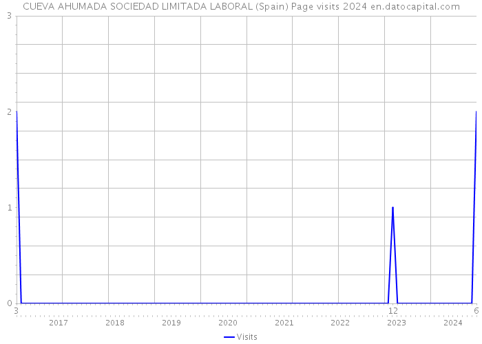 CUEVA AHUMADA SOCIEDAD LIMITADA LABORAL (Spain) Page visits 2024 