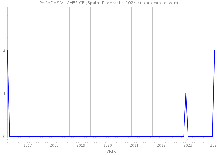 PASADAS VILCHEZ CB (Spain) Page visits 2024 