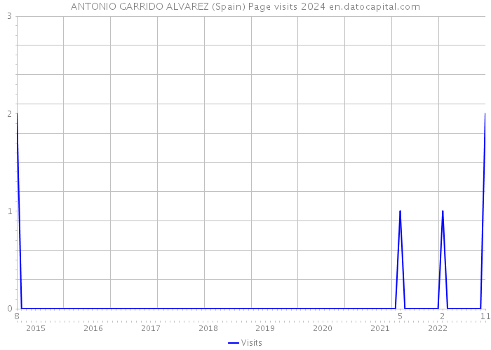 ANTONIO GARRIDO ALVAREZ (Spain) Page visits 2024 