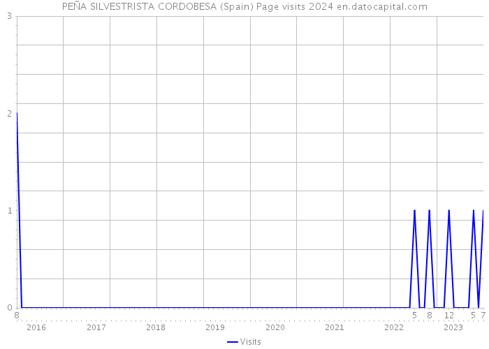 PEÑA SILVESTRISTA CORDOBESA (Spain) Page visits 2024 